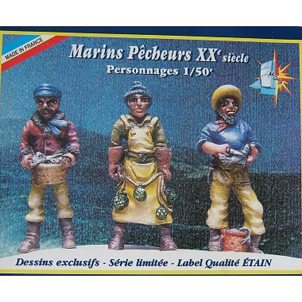 Figurines coffret de 3 figurines : Marins - Soclaine