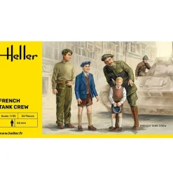 Figurines de Guerre : Equipage de char français - Heller