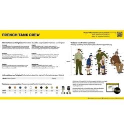Figurines de Guerre : Equipage de char français - Heller