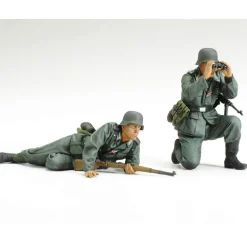 Figurines de la 2ème Guerre Mondiale : Goliath Et Pionners Allemands - Tamiya