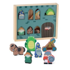 Figurines en bois : Mes histoires de château-fort - Vilac