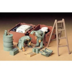 Figurines Equipe Maintenance Allemande - Tamiya