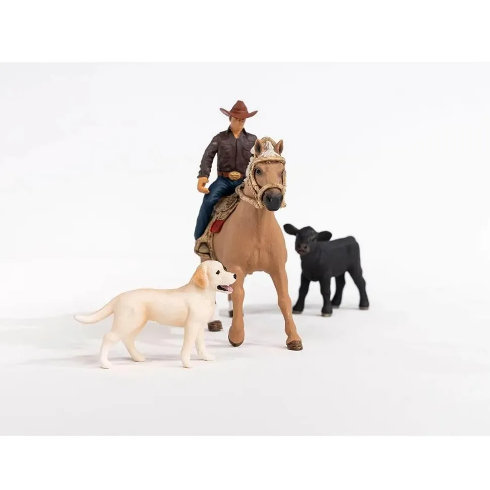Figurines Farm World : Aventures d'équitation Western - Schleich