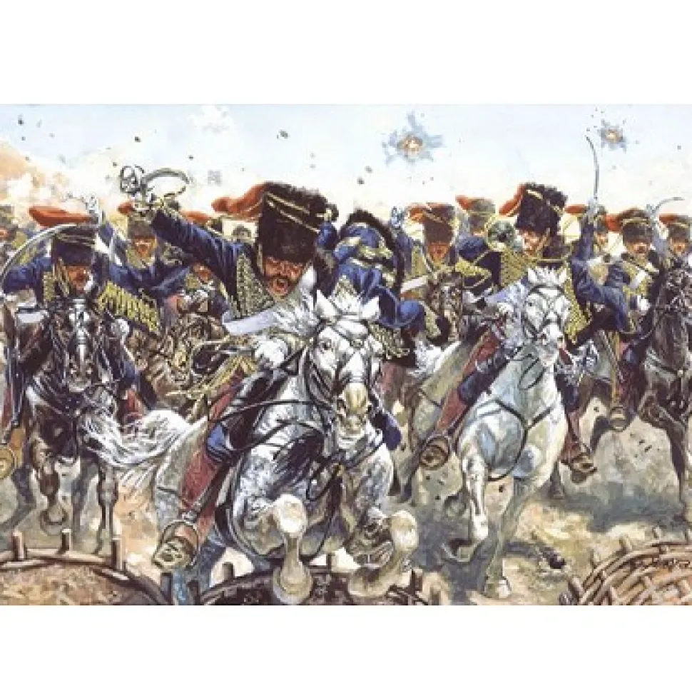 Figurines Guerre de Crimée : Hussards Britanniques - Italeri