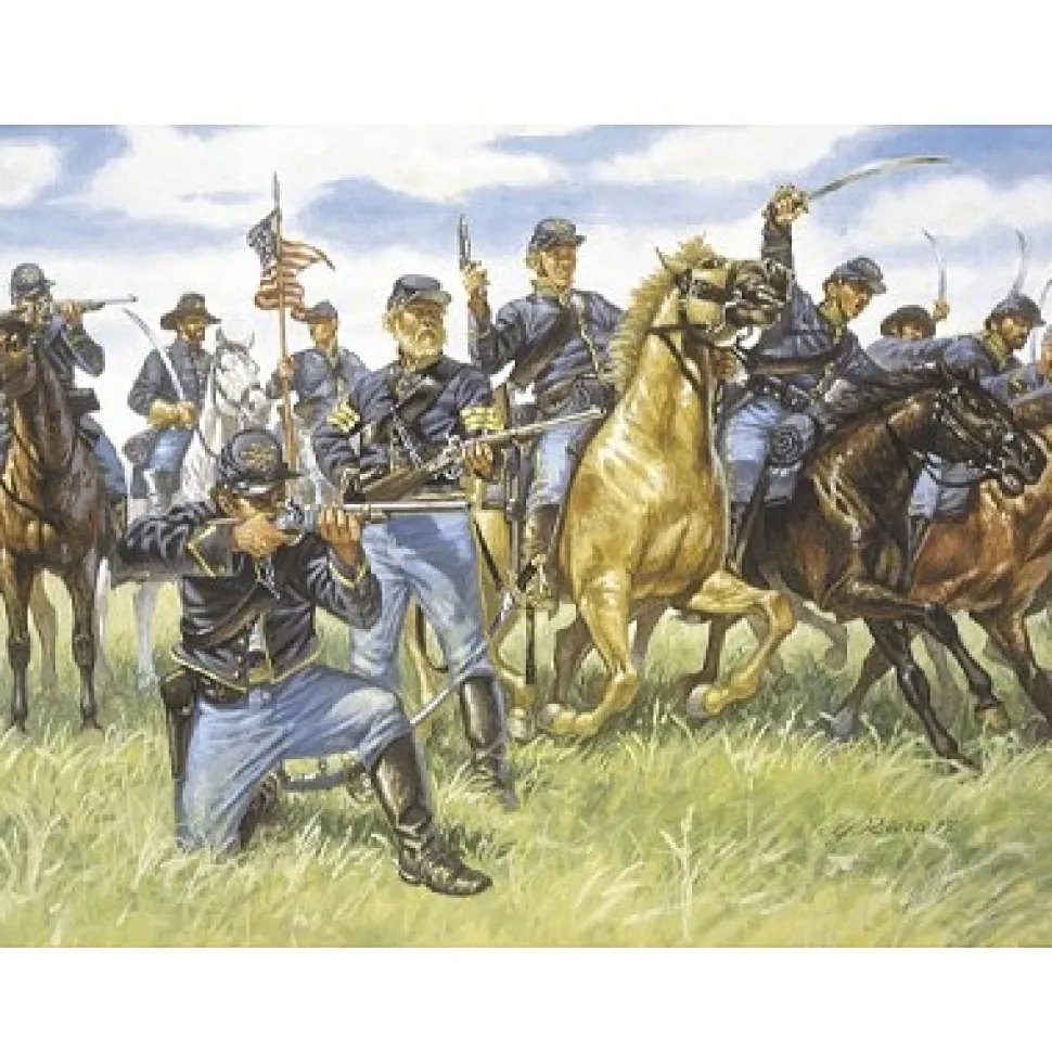 Figurines Guerre de Sécession : Cavalerie de l'Union - Italeri
