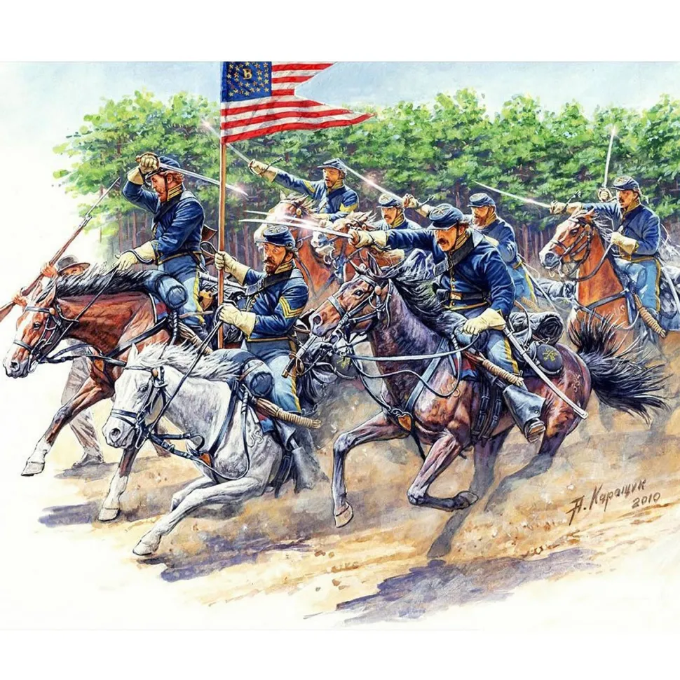 Figurines Guerre de Sécession : 8TH Pennsylvania Cavalry Regiment, Bataille de Chancellorsville - Master Box