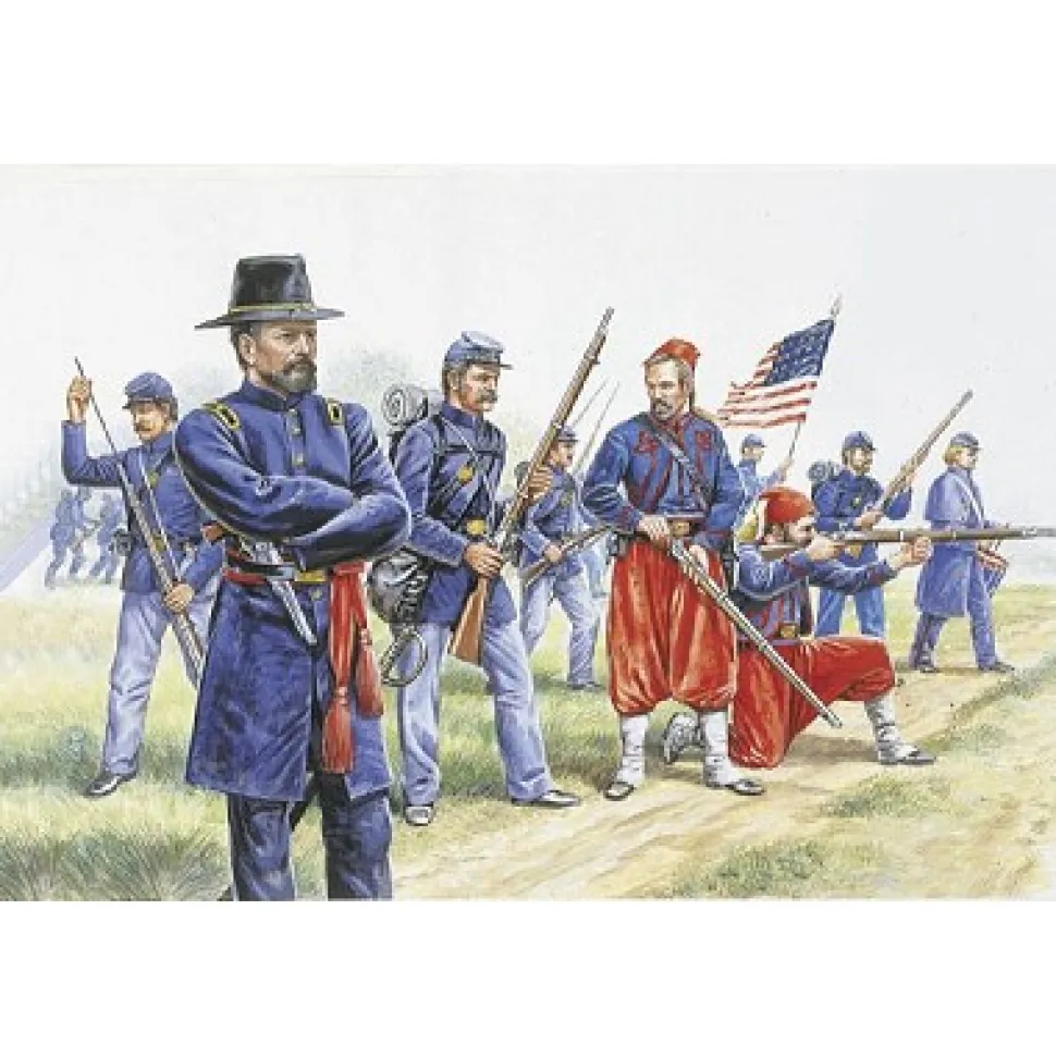 Figurines Guerre de Sécession : Infanterie de l'Union - Italeri