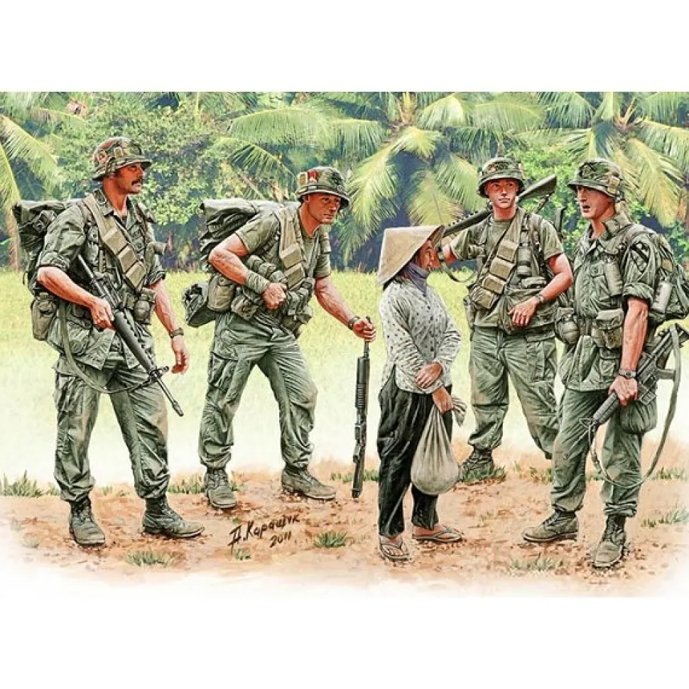 Figurines Guerre du Vietnam : 1st Air Cavalry 1968 - Master Box