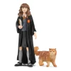 Figurines Harry Potter™: Hermione Granger™ et Pattenrond - Schleich