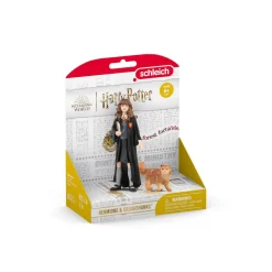 Figurines Harry Potter™: Hermione Granger™ et Pattenrond - Schleich