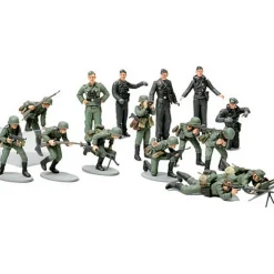 Figurines Infanterie Allemande 2ème Guerre Mondiale - Tamiya