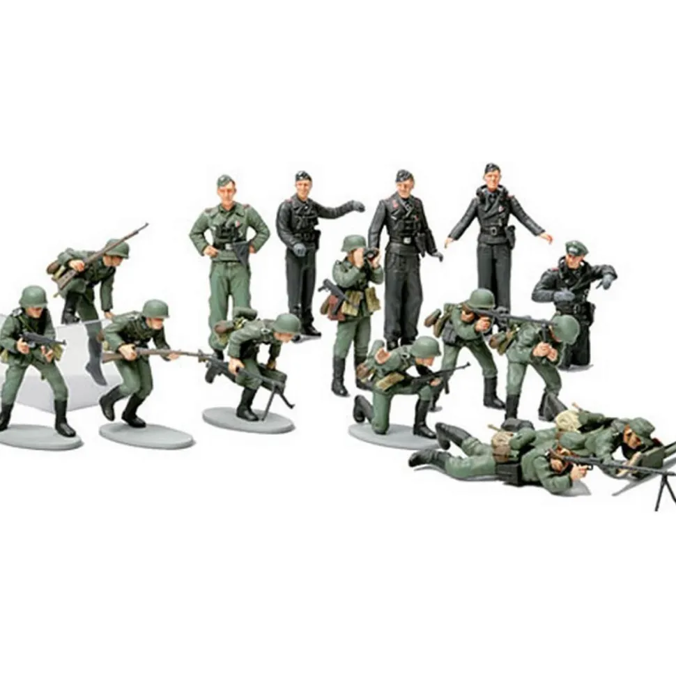 Figurines Infanterie Allemande 2ème Guerre Mondiale - Tamiya