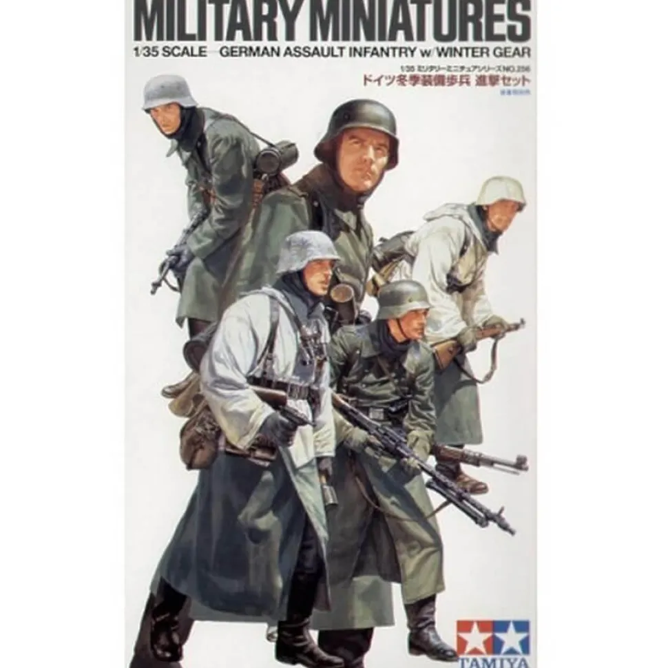 Figurines Infanterie d'assaut Allemande - Tamiya