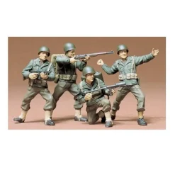 Figurines maquettes Infanterie Us 2ème GM - Tamiya