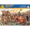 Figurines médiévales : Chevaliers et archers Anglais - Italeri