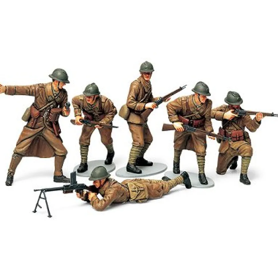 Figurines 2ème Guerre Mondiale : Infanterie Française 1940 - Tamiya