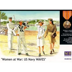 Figurines 2ème Guerre Mondiale : Femmes au combat : US Navy Waves - Master Box