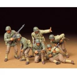 Figurines 2ème Guerre Mondiale : Infanterie D'Assaut U.S. - Tamiya
