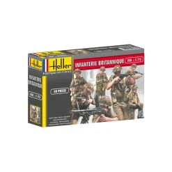 Figurines 2ème Guerre Mondiale : Infanterie britannique - Heller