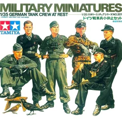 Figurines 2ème Guerre Mondiale : Tankistes allemands - Tamiya