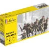 Figurines 2ème Guerre Mondiale : Infanterie française - Heller