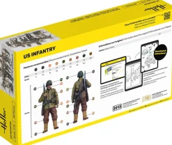 Figurines 2ème Guerre Mondiale : Infanterie US - Heller