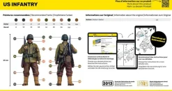 Figurines 2ème Guerre Mondiale : Infanterie US - Heller