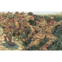 Figurines 2ème Guerre Mondiale : Parachutistes Américains - Italeri