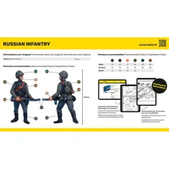 Figurines 2ème Guerre Mondiale : Infanterie russe - Heller