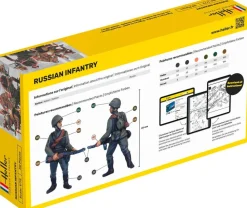 Figurines 2ème Guerre Mondiale : Infanterie russe - Heller