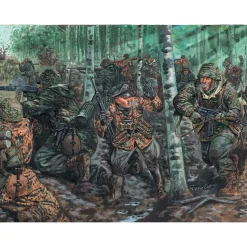 Figurines 2ème Guerre Mondiale : Troupes d'élite allemandes - Italeri