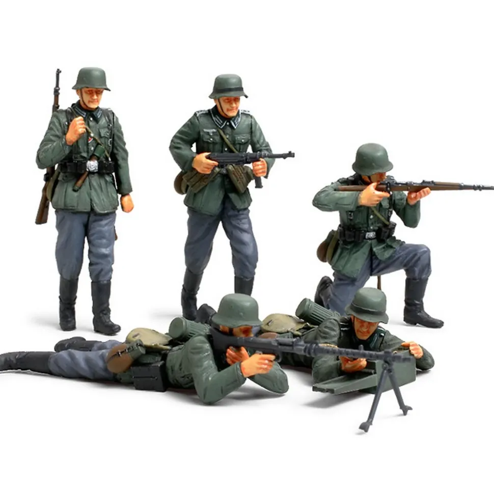Figurines 2ème Guerre Mondiale : Infanterie Allemande - Tamiya