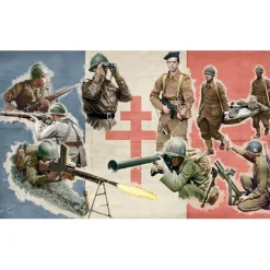 Figurines 2ème Guerre Mondiale : Infanterie FFL - Italeri