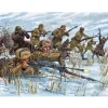 Figurines 2ème Guerre Mondiale : Infanterie Russe tenue hivernale - Italeri