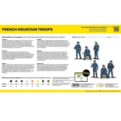 Figurines militaires : Chasseurs alpins - Heller