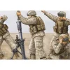 Figurines militaires : Equipe de mortier M252 USMC : Irak 2009 - Trumpeter