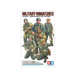 Figurines militaires : Infanterie Allemande Fin Seconde Guerre Mondiale - Tamiya