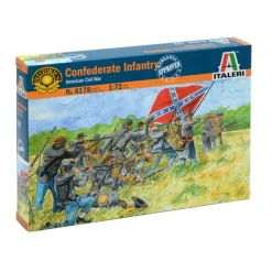 Figurines militaires : Infanterie Confédérée (Guerre de Sécession) - Italeri