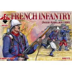 Figurines militaires : Infanterie française, Révolte des boxers 1900 - Red Box