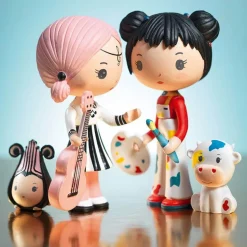 Figurines Tinyly : Barbouille et Gribs - Djeco