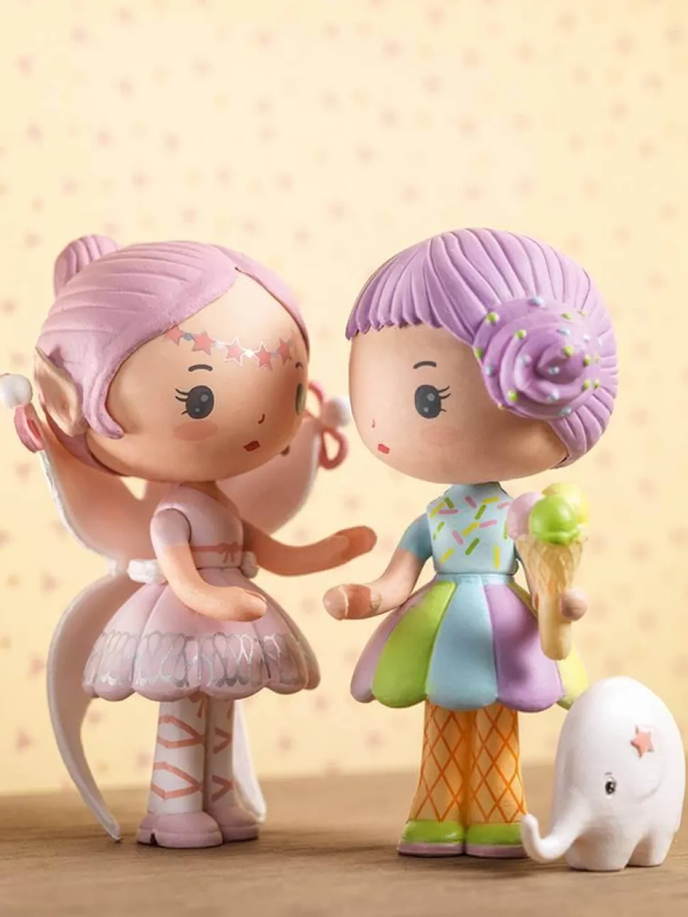 Figurines Tinyly : Elfe et Bolero - Djeco