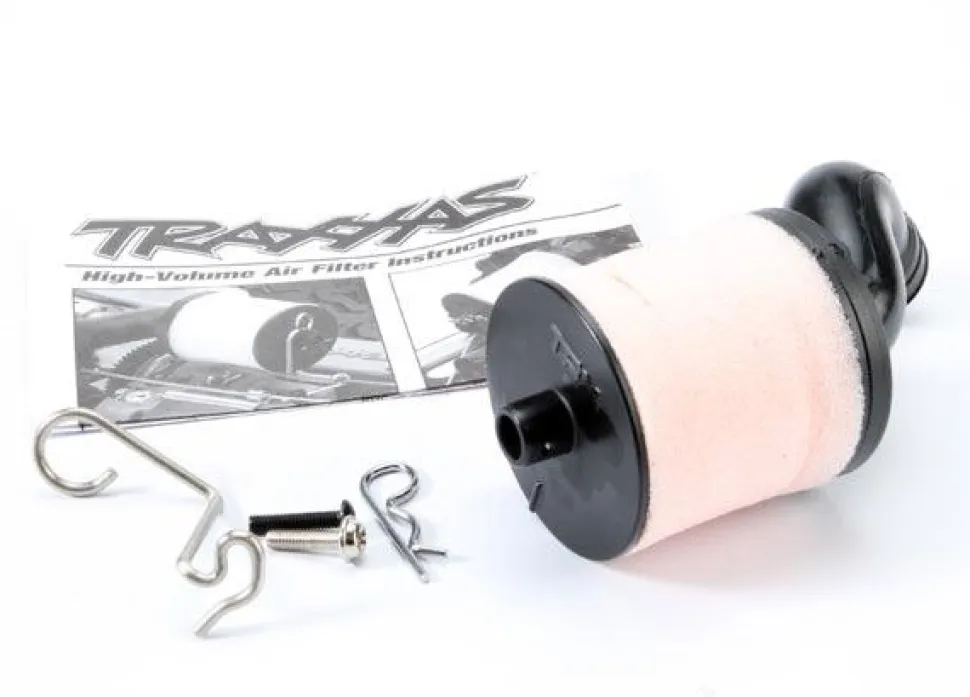 Filtre A Air Complet Gros Volume Avec Corps Coude Pour T-Maxx - Traxxas