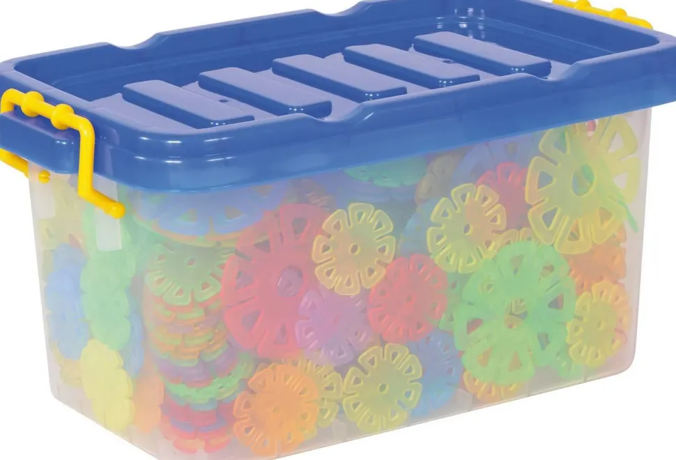 Fleurs à clipser, translucides, set de 640 pièces - Eduplay