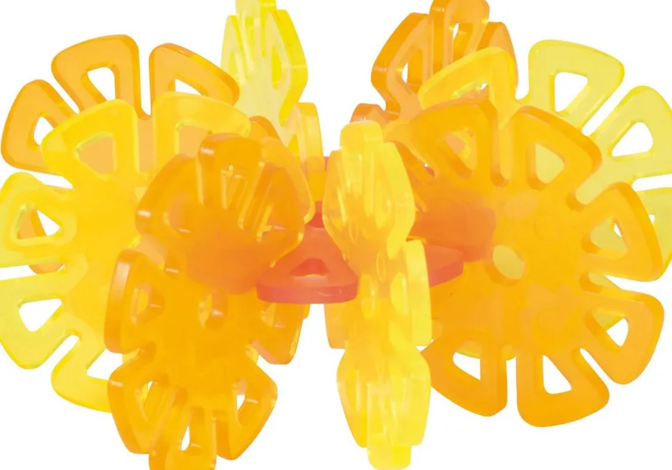 Fleurs à clipser, translucides, set de 640 pièces - Eduplay