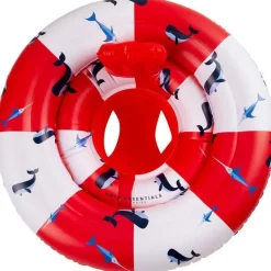 Flotteur Baleine Rouge-Blanc - 69 Cm - Swim Essentials