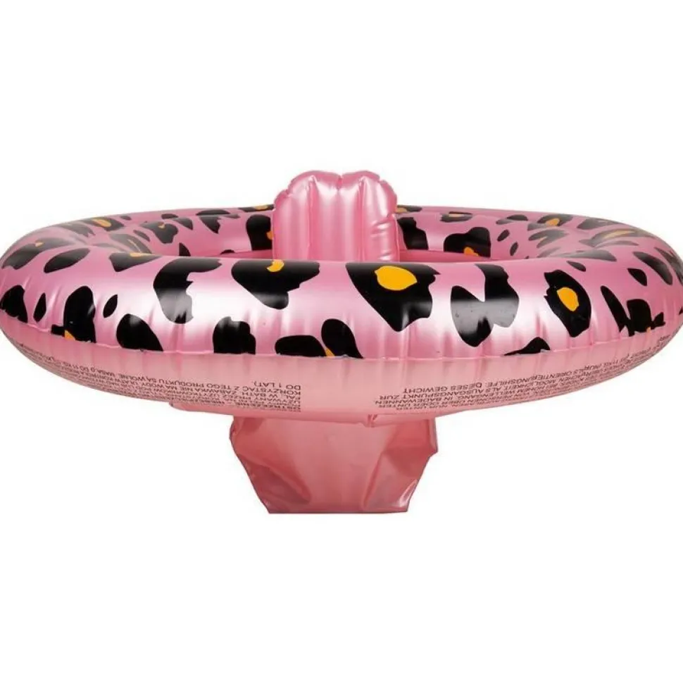 Flotteur Léopard Rose-Doré - 69 Cm - Swim Essentials