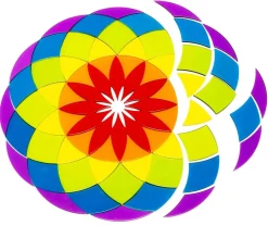 Forme acrylique grand mandala - Eduplay