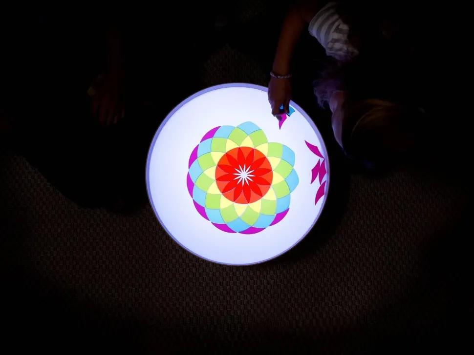 Forme acrylique grand mandala - Eduplay