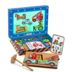 Formes à clouer Véhicules tap tap - Djeco