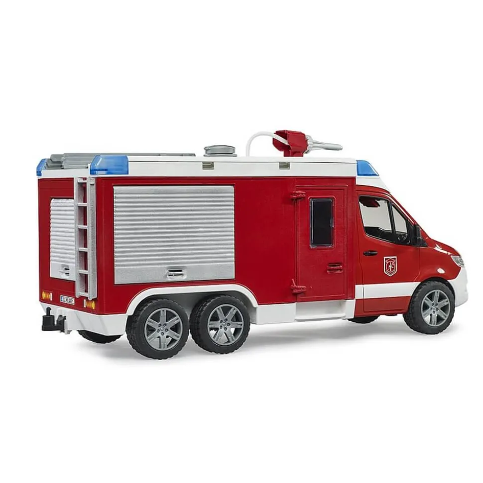 Fourgon de pompiers Mercedes Benz Sprinter avec module son et lumière - Bruder